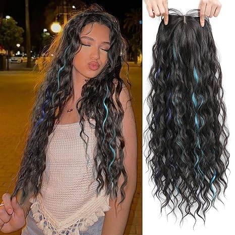 PANEWAY 26"Women's Synthetic Long Curly Hair Extensions, for Adding Volume