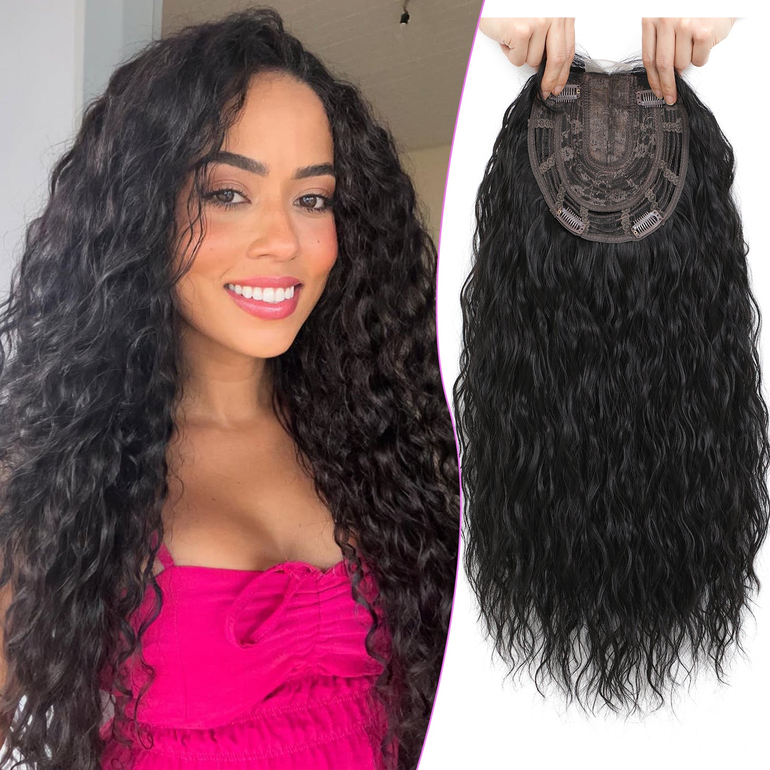 PANEWAY 20" Hairpiece Synthetic Curls