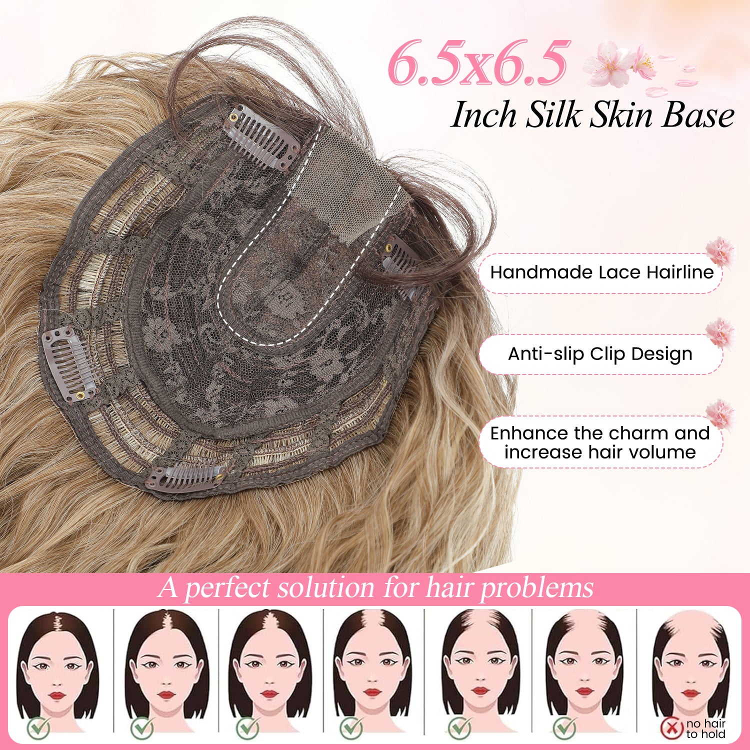 PANEWAY 20" Hairpiece Synthetic Curls