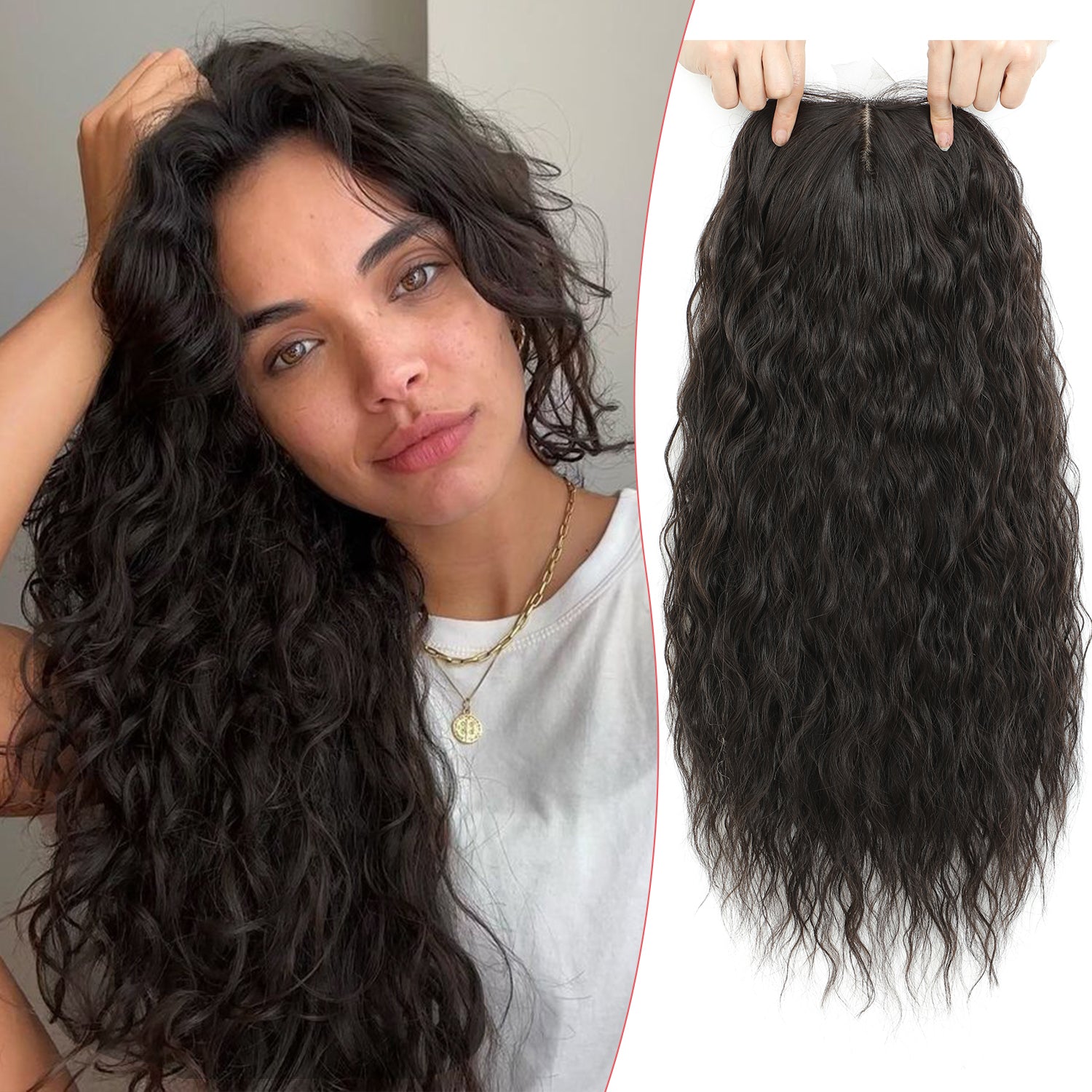 PANEWAY 20" Hairpiece Synthetic Curls