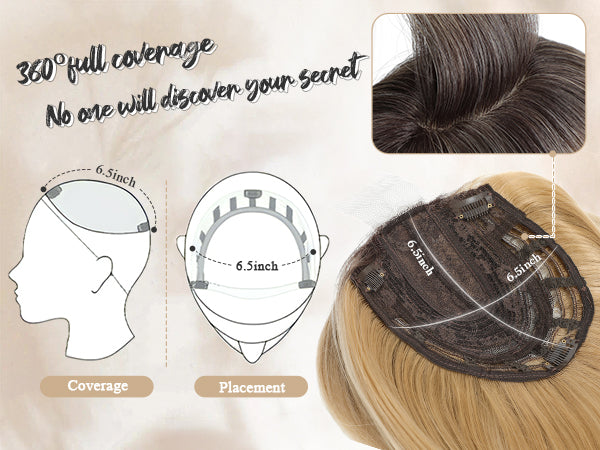 PANEWAY 18" Straight Hair Topper