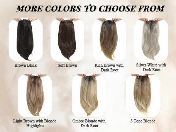 PANEWAY 18" Straight Hair Topper