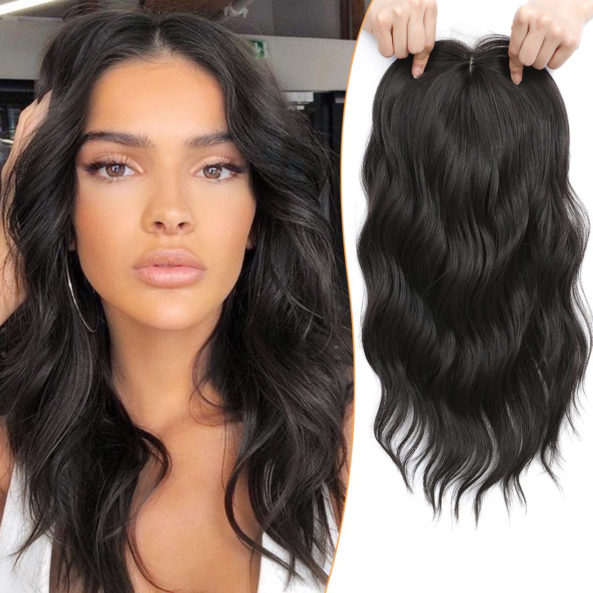 PANEWAY 16" Hair Topper Wavy Curls