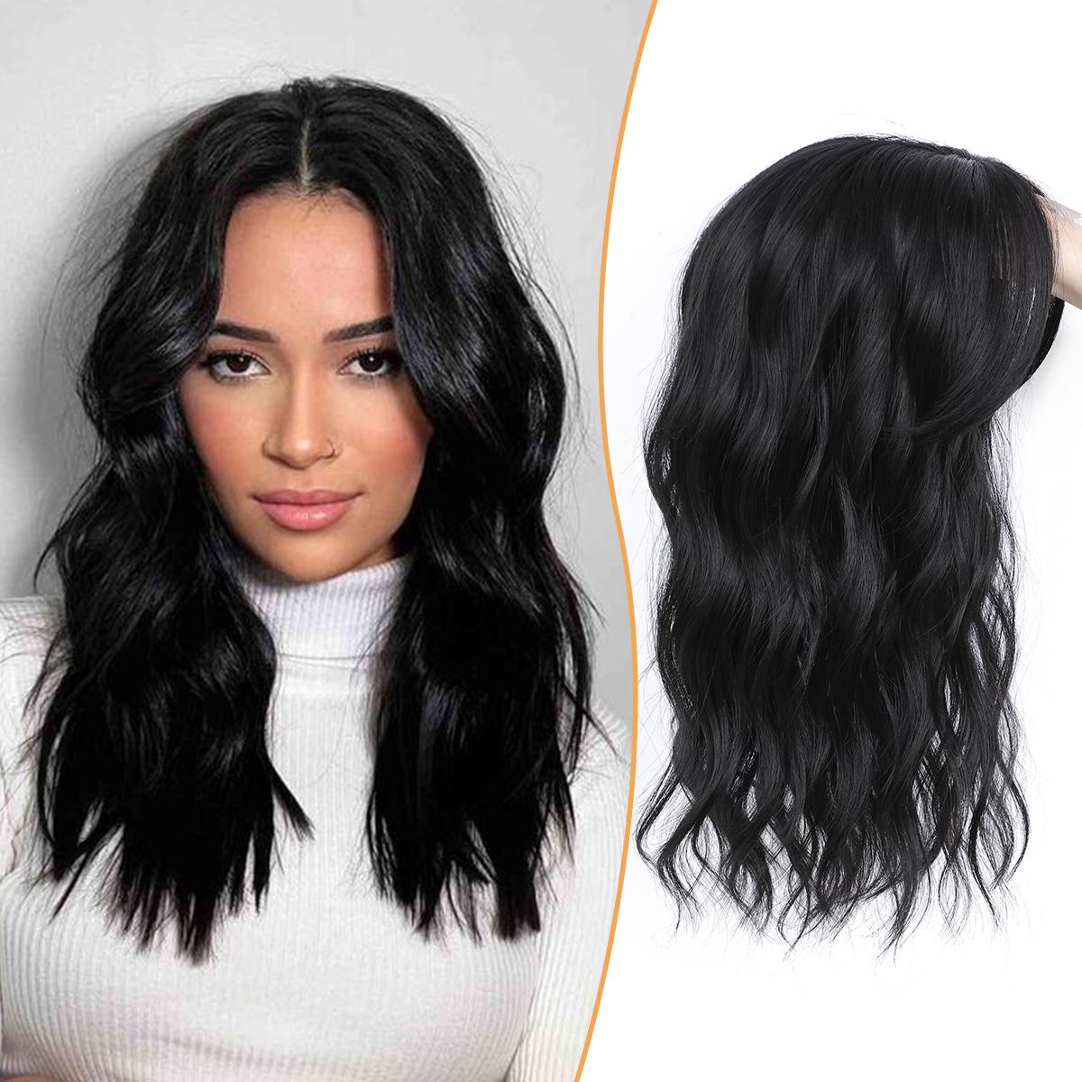 PANEWAY 16" Hair Topper Wavy Curls