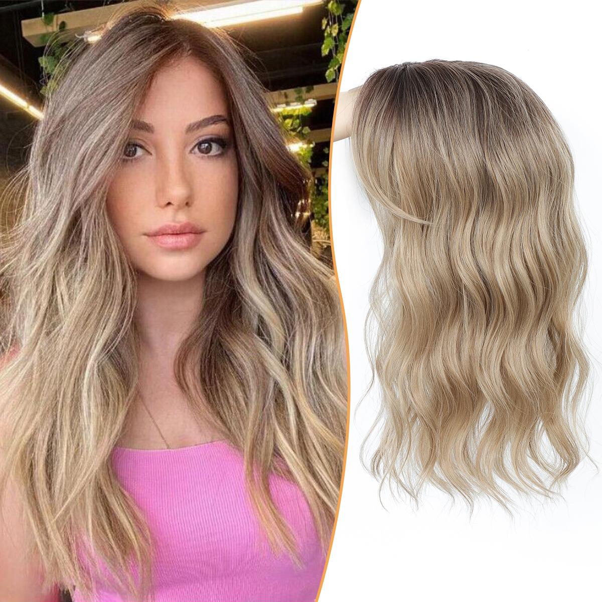 PANEWAY 16" Hair Topper Wavy Curls