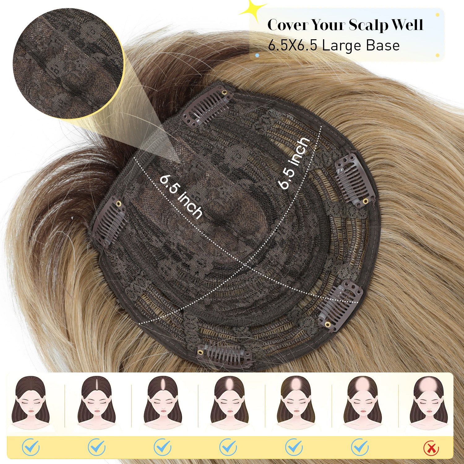 PANEWAY 18" Straight Curtain Bangs